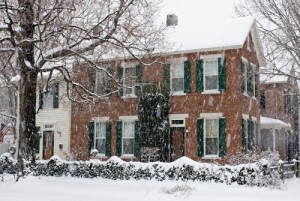 House with Snow